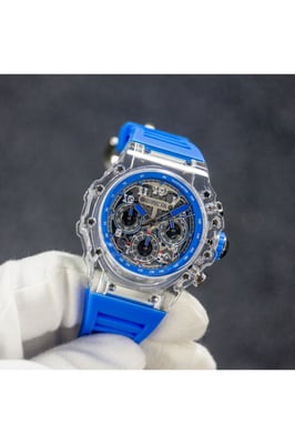 Invicta Racing 69678 Herenhorloge - Quartz Uurwerk - Acryl met Zilveren Wijzerplaat - 43 mm