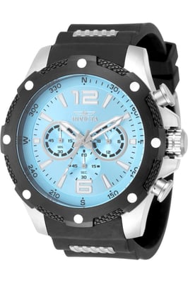 Invicta I-Force 50557 Herenhorloge - Quartz Uurwerk - Roestvrij Staal met Blauwe Wijzerplaat - 50 mm