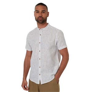 Threadbare Heren Papa Overhemd (Natuurlijk)