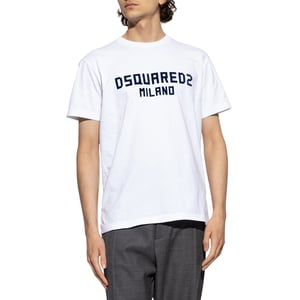 Dsquared2 Milano Logo Cool Fit Wit T-shirt