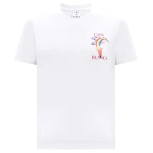 Casablanca Bedrukt, Aansluitend T-shirt Voor Natuurdocenten, Wit