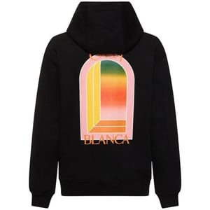 Casablanca Gradient Arch Logo Zwarte Hoodie