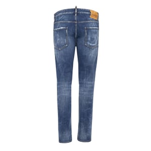 Dsquared2 Medium Reflective Lake Wash Cool Guy Jeans Marineblauw