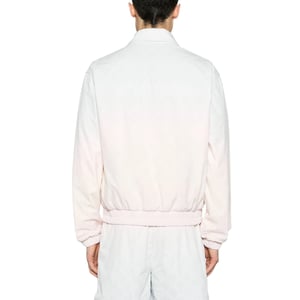Casablanca Monogram Geperforeerde Lasergesneden Jas Met Kleurverloop In Wit