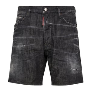 Dsquared2 Marine Bermuda Denim Zwarte Shorts