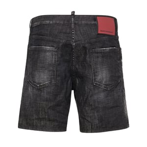 Dsquared2 Marine Bermuda Denim Zwarte Shorts