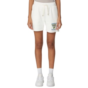 Off-white Shorts Met Geborduurd Casablanca Tennisclublogo