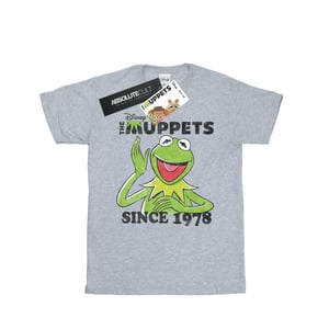 Disney Heren The Muppets Kermit sinds 1978 T-Shirt (Heide Grijs)