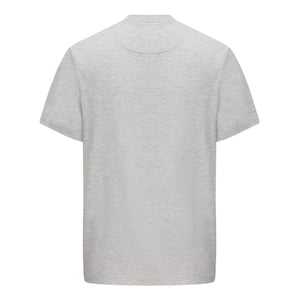 Pretty Green Heren-T-shirt met logo op de borst en ronde hals (Grijze Mergel)