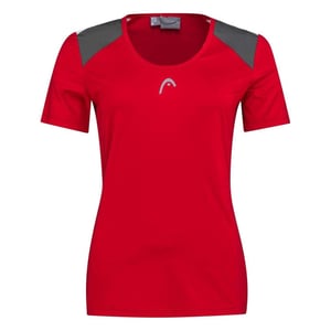 Head Dames/Dames Club 22 Tech T-shirt (Rood)