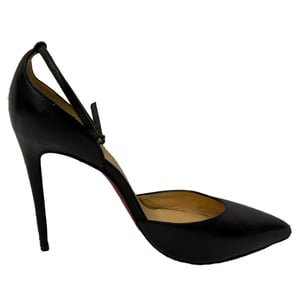 Christian Louboutin D'Orsay Pumps in Zwarte Leer
