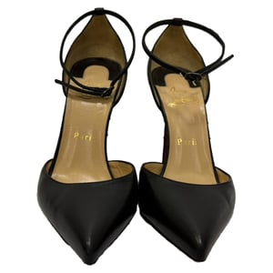 Christian Louboutin D'Orsay Pumps in Zwarte Leer