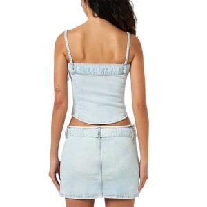 Diesel Lucy Denim Slim-tanktop voor dames (Blauw)