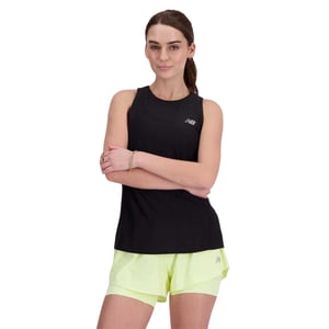 New Balance Slanke mouwloze tanktop voor dames (Zwart)
