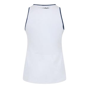 Head Tennistanktop met ronde hals voor dames (Wit, Marine)