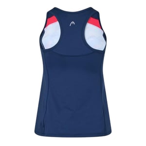 Head Ava-tanktop met ronde hals voor dames (Blauw/roze)