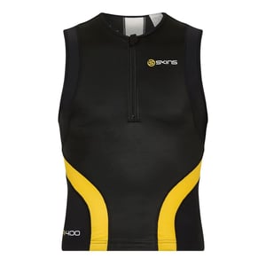 Skins Heren Tri 400 Triathlon T-shirt (Zwart)