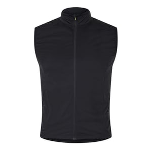 Skins Slank herenvest met ronde hals (Zwart)