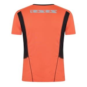 Diadora Heren-hardloop-T-shirt met logo en ronde hals (Oranje/zwart)
