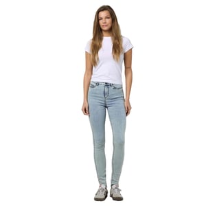 Noisy May Vrouwen/dames Skinny Jeans (Lichtblauw)