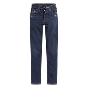 Levis Skinny-jeans van katoenen denim voor dames (Donkerblauw)