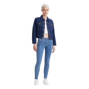 Levis Dames/Dames 710 Super Skinny Jeans (Blauw)