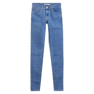 Levis Dames/Dames 710 Super Skinny Jeans (Blauw)