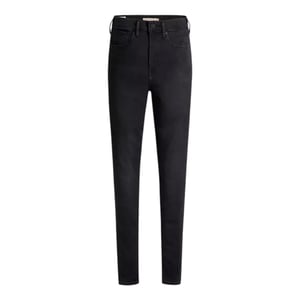 Levis Dames/Dames Mile High Super Skinny Jeans in katoenmix (Zwart)