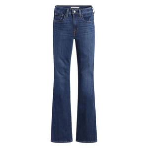Levis Dames/Dames Hoog Uitlopende Jeans (Donkerblauw)