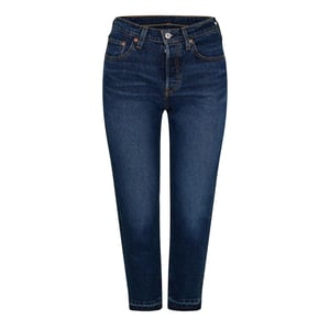 Levis Damesjeans 501 met rechte pijpen en enkellengte (Uit een droom)