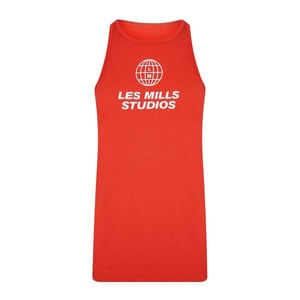 Reebok Les Mills Activchill Dreamblend-tanktop voor dames (Rood)
