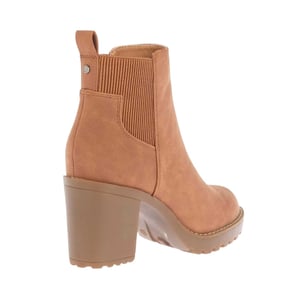 Only Dames/Dames Faux Suede Blokhak Chelsea Laarzen (Cognac)