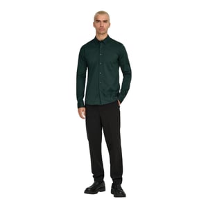 Only Heren Regular Shirt Met Lange Mouwen (Donkerste spar)