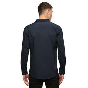 Only Heren Regular Shirt Met Lange Mouwen (Donkere marine)