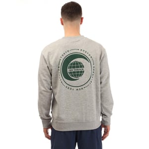 New Balance Heren Frans Terry Relaxed Fit T-shirt met grafische print (Grijs)