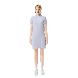 Lacoste Polojurk met kraag voor dames (Lichtblauw)