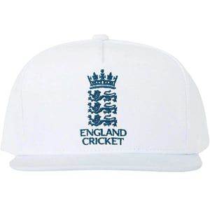 Castore Engeland Cricket Baseball Cap (Wit)