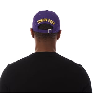New Era 9Forty Logo Baseball Cap (Paars)
