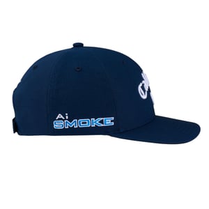 Callaway Heren Wordmark Gebogen Piek Cap (Marine / Wit)