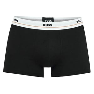 Boss Effen boxershorts voor heren (set van 5) (Wit)