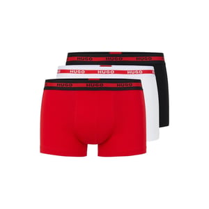 Hugo Biologische boxershorts voor heren (set van 3) (Rood)