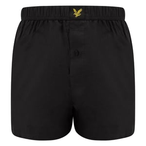 Lyle & Scott Heren Boxershorts (Set van 5) (Zwart)