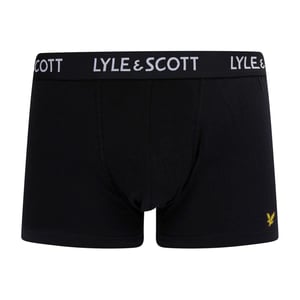 Lyle & Scott Effen boxershorts voor heren (pakket van 10 stuks) (Kern Zwart)