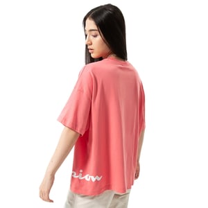 Champion Dames/Dames Crew Neck Regular Crop T-shirt (Roze)