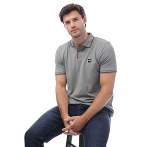 Weekend Offender Heren Spello Polo Shirt (Grijs)