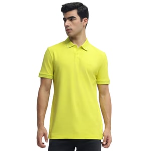 Boss Heren Pallas Katoenen Regular Polo Shirt (Felgeel)