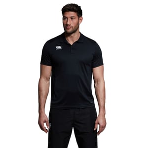 Canterbury Heren Club Dry Poloshirt (Zwart)