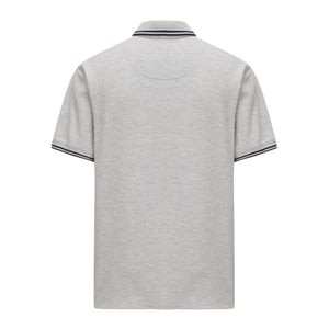 Pretty Green Heren Barton Korte Mouwen Polo Shirt (Grijs Marl)