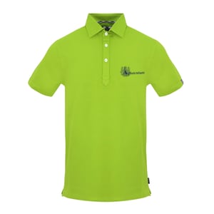 Aquascutum Heren Poloshirt met Kraag en Korte Mouwen (Kalk)
