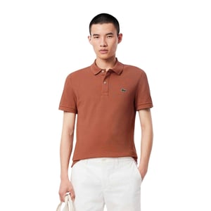Lacoste Heren L.12.12 Pique Slim Poloshirt (Rood)
